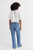 Skall Studio SS25 - Anemone crop blouse - Optic white