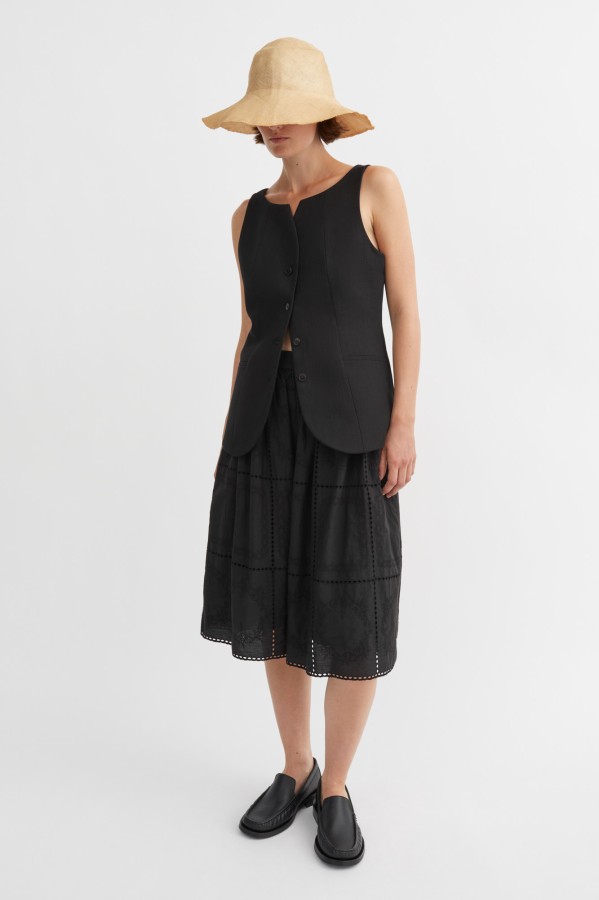 Skall Studio SS25 - Anemone skirt - Black