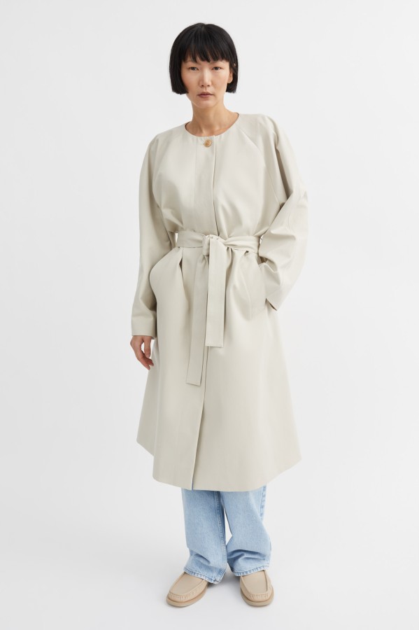 Skall Studio SS25 - Bayville coat - Misty grey