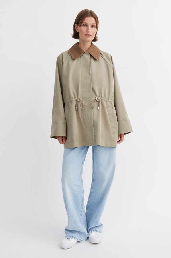 Skall Studio SS25 - Gaby parka jacket - Stone moss