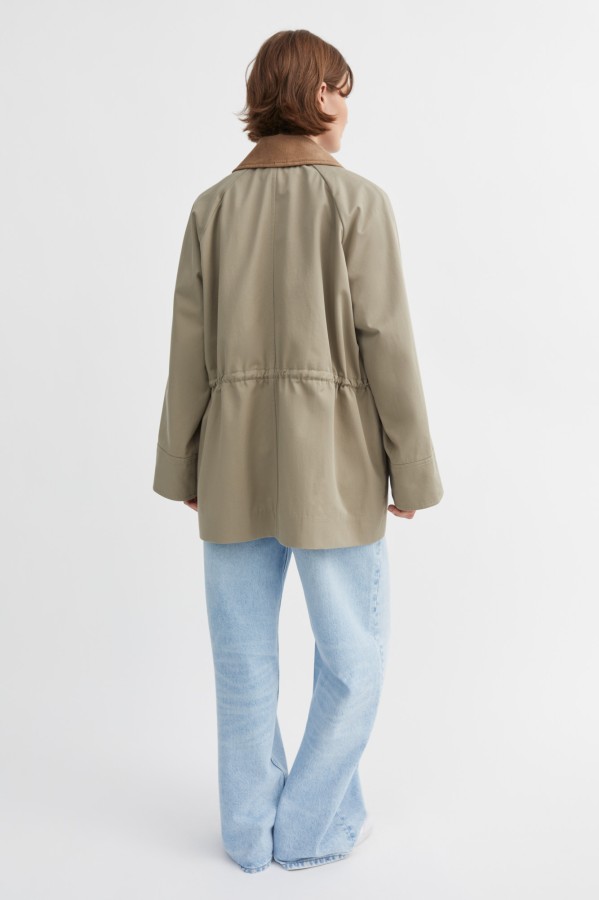 Skall Studio SS25 - Gaby parka jacket - Stone moss