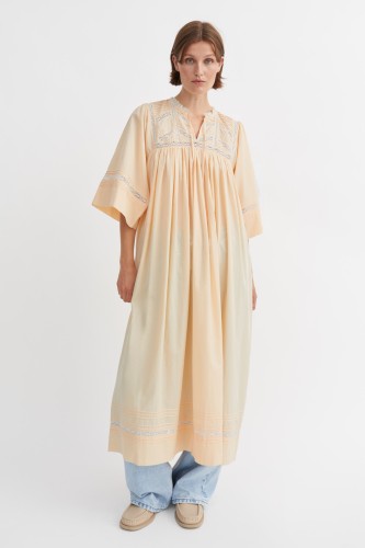 Skall Studio SS25 - Magnolia dress - Light peach