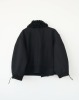 AF Agger AW24 - Heavy wool officer jacket - Black