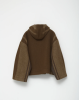 AF Agger AW24 - HOODED KLIPPAN JACKET - BROWN