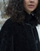 AF Agger AW24 - Shearling coat - Black