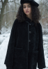 AF Agger AW24 - Shearling coat - Black