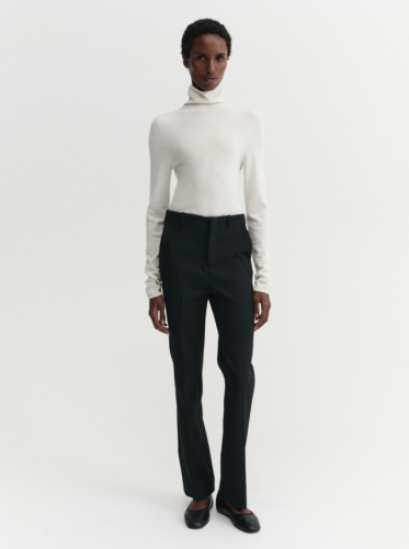 Almada Label AW26 - Farra Turtleneck Top - cream
