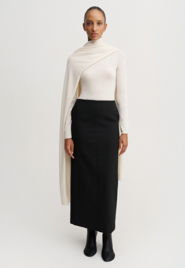 Almada Label SS26 - Bay Skirt - black