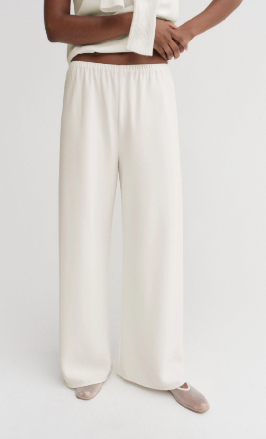 Almada Label SS26 - Bea crepe pants - cream