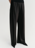 Almada Label SS26 - Bias Satin Pants - black