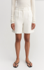Almada label SS26 - Blair Crepe Shorts - cream