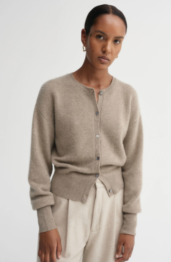 Almada Label SS26 - Coco Cardigan - nougat