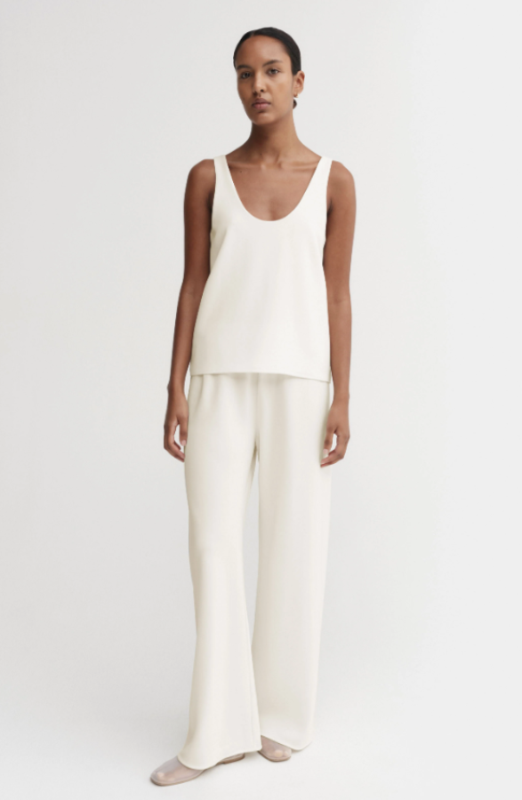 Almada Label SS26 - Romy Crepe Top - cream