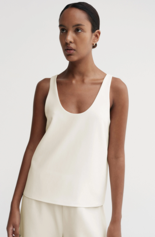 Almada Label SS26 - Romy Crepe Top - cream