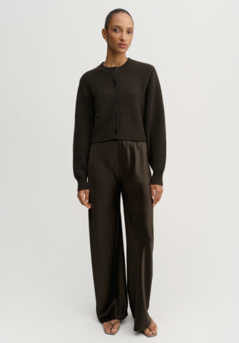 Almada Label SS26 - Zozo Cardigan - chocolate