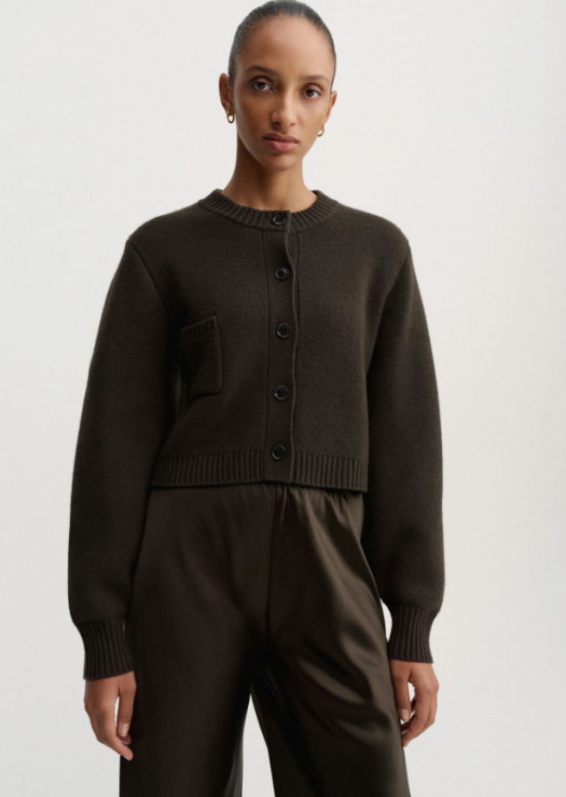 Almada Label SS26 - Zozo Cardigan - chocolate