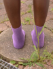 Baserange AW26 - Buckle Overankle Socks - Poa Purple