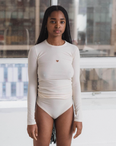 Baserange AW26 - Heart Long Sleeve Tee - Undyed