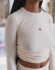 Baserange AW26 - Heart Long Sleeve Tee - Undyed