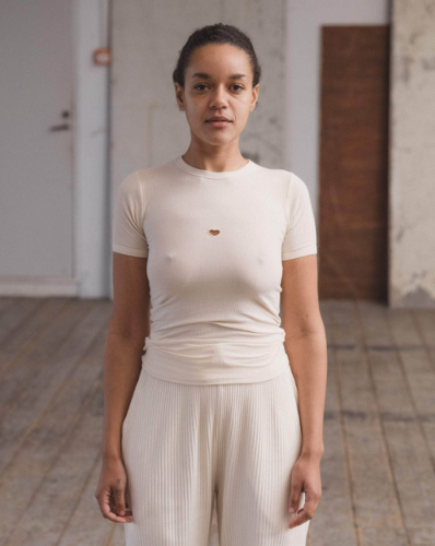 Baserange AW26 - Heart Tee Shirt - Undyed