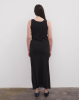 Baserange AW26 - Lava Dress - Silk Crepe - Black