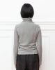 Baserange AW26 - Omato Turtleneck - Organic Cotton Rib - Elie grey Baserange AW26 - Omato Turtleneck - Organic Cotton Rib - Elie grey