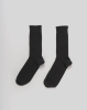 Baserange AW26 - Rib Overankle Socks - Black