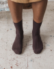 Baserange AW26 - Rib Overankle Socks - Tactile