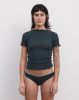 Baserange AW26 - Vein Tee Shirt - Hirsu green