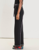 Baserange PF25 - Brig Skirt - Ribbed Organic Cotton Jersey - Black