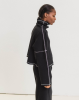Baserange PF25 - Brig Skirt - Ribbed Organic Cotton Jersey - Black