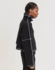 Baserange PF25 - Camer Turtleneck - Organic Cotton Rib - Black