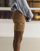 Baserange PF25 - Flute Skirt - Viscose knit - Brown melange