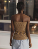 Baserange PF25 - Flute Skirt - Viscose knit - Brown melange