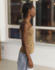 Baserange PF25 - Flute Skirt - Viscose knit - Brown melange