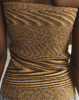 Baserange PF25 - Flute Skirt - Viscose knit - Brown melange