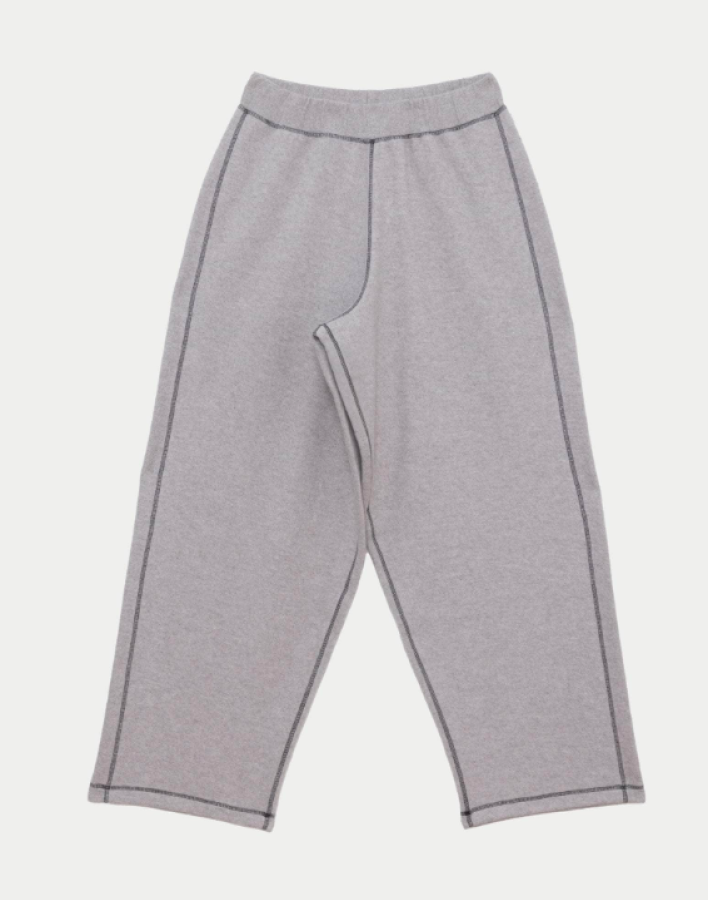 Baserange PF25 - Fold Sweatpants - Recycled Cotton - Grey melange