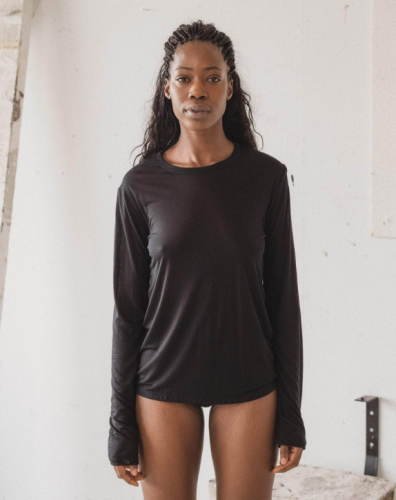 Baserange PF25 - Long Sleeve Tee - Bamboo Lyocell - Black