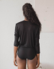Baserange PF25 - Long Sleeve Tee - Bamboo Lyocell - Black