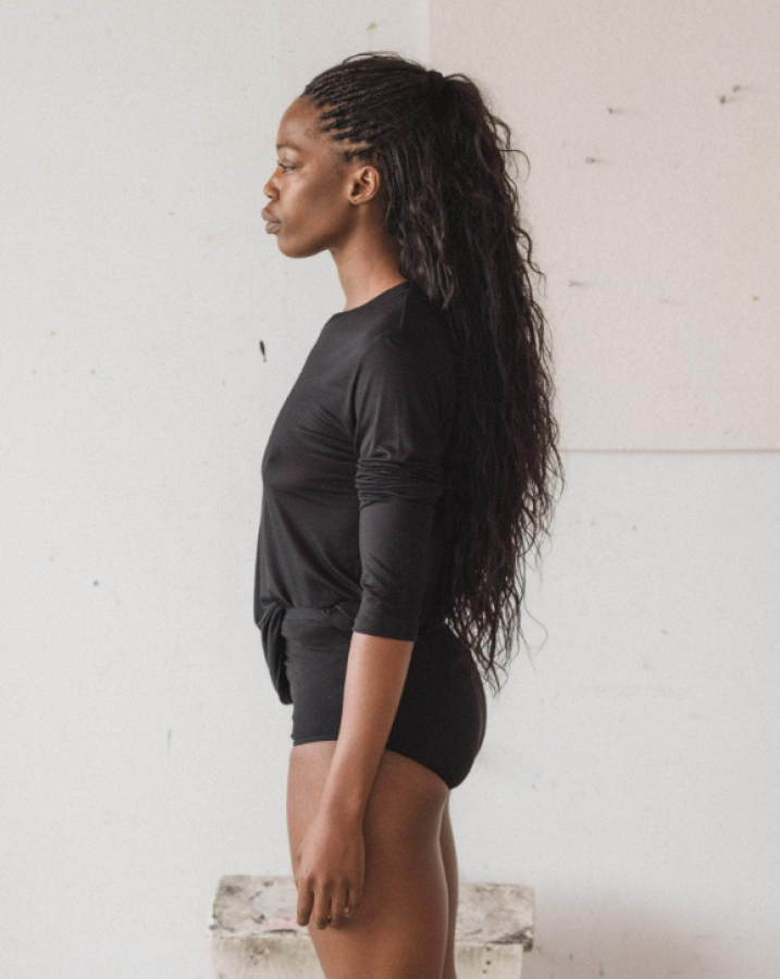 Baserange PF25 - Long Sleeve Tee - Bamboo Lyocell - Black