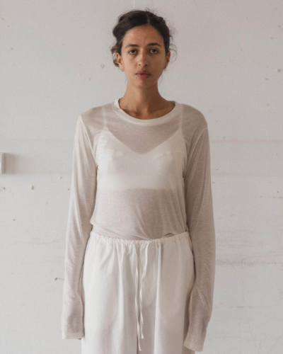 Baserange PF25 - Long Sleeve Tee - Bamboo Lyocell - Undyed