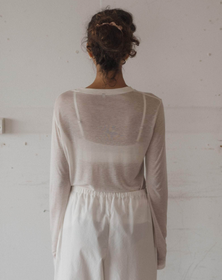 Baserange PF25 - Long Sleeve Tee - Bamboo Lyocell - Undyed
