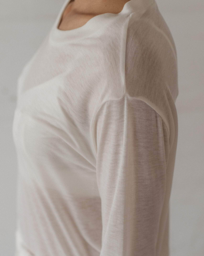 Baserange PF25 - Long Sleeve Tee - Bamboo Lyocell - Undyed