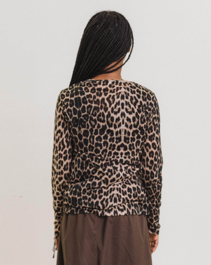 Baserange PF25 - Long Sleeve Tee - Circulose Jersey - Leopard
