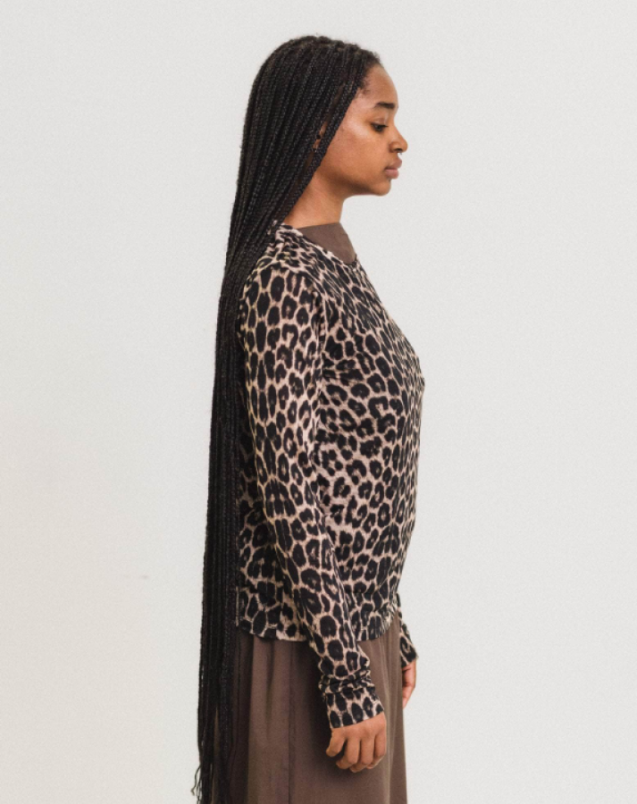 Baserange PF25 - Long Sleeve Tee - Circulose Jersey - Leopard