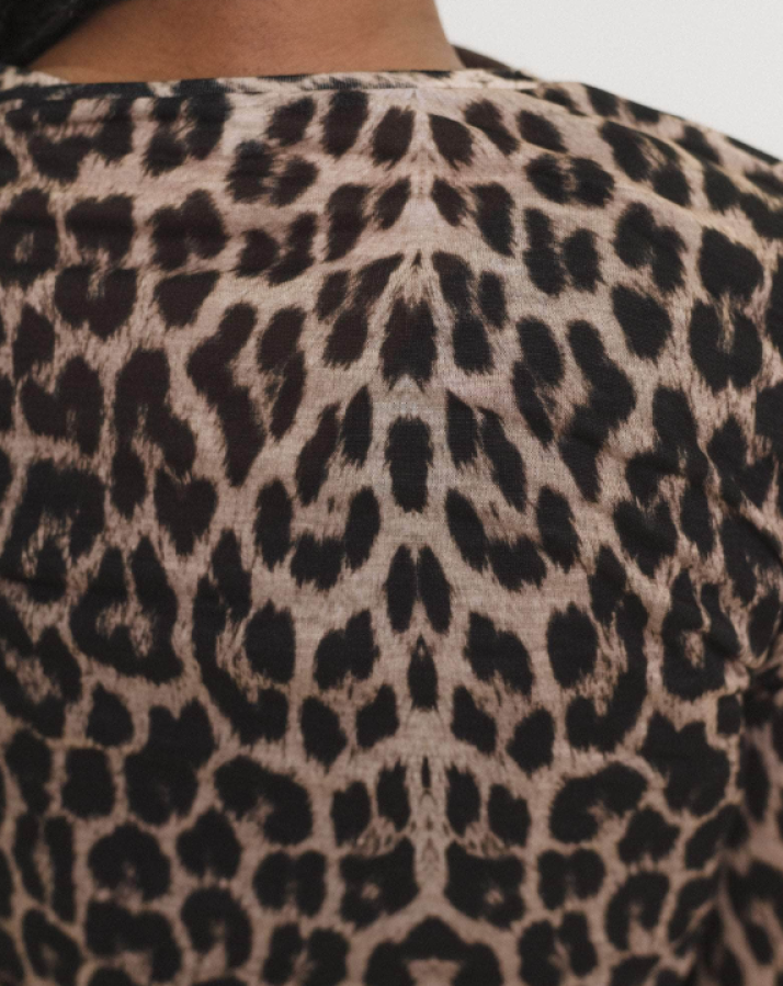 Baserange PF25 - Long Sleeve Tee - Circulose Jersey - Leopard