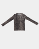 Baserange PF25 - Long Sleeve Tee - Circulose Jersey - Leopard