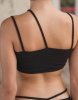 Baserange PF25 - Nida Bra - Fine Organic Cotton Rib - Black