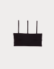 Baserange PF25 - Nida Bra - Fine Organic Cotton Rib - Black