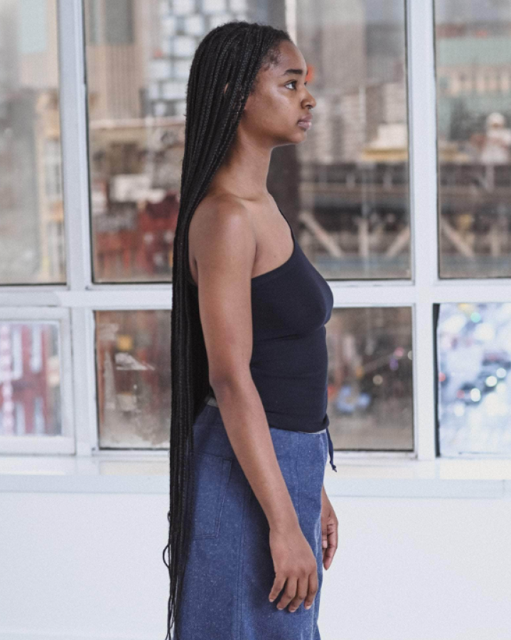 Baserange PF25 - Speck Top - Organic Cotton Rib - Murano navy